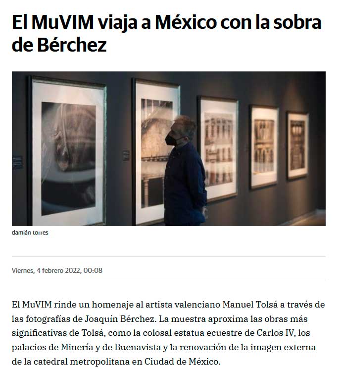 El MuVIM viaja a México con la sobra de Bérchez