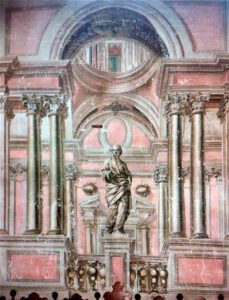 Pinturas de la cabecera de la iglesia del Sacro convento de Montesa