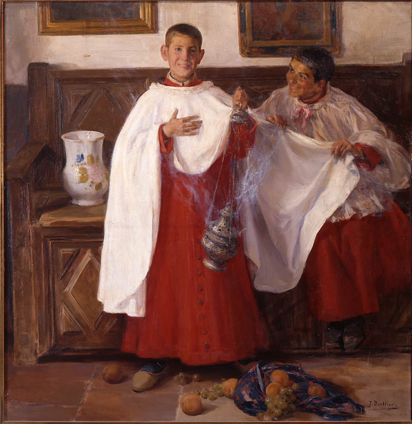 Monaguillos (ca. 1900) de José Benlliure Gil