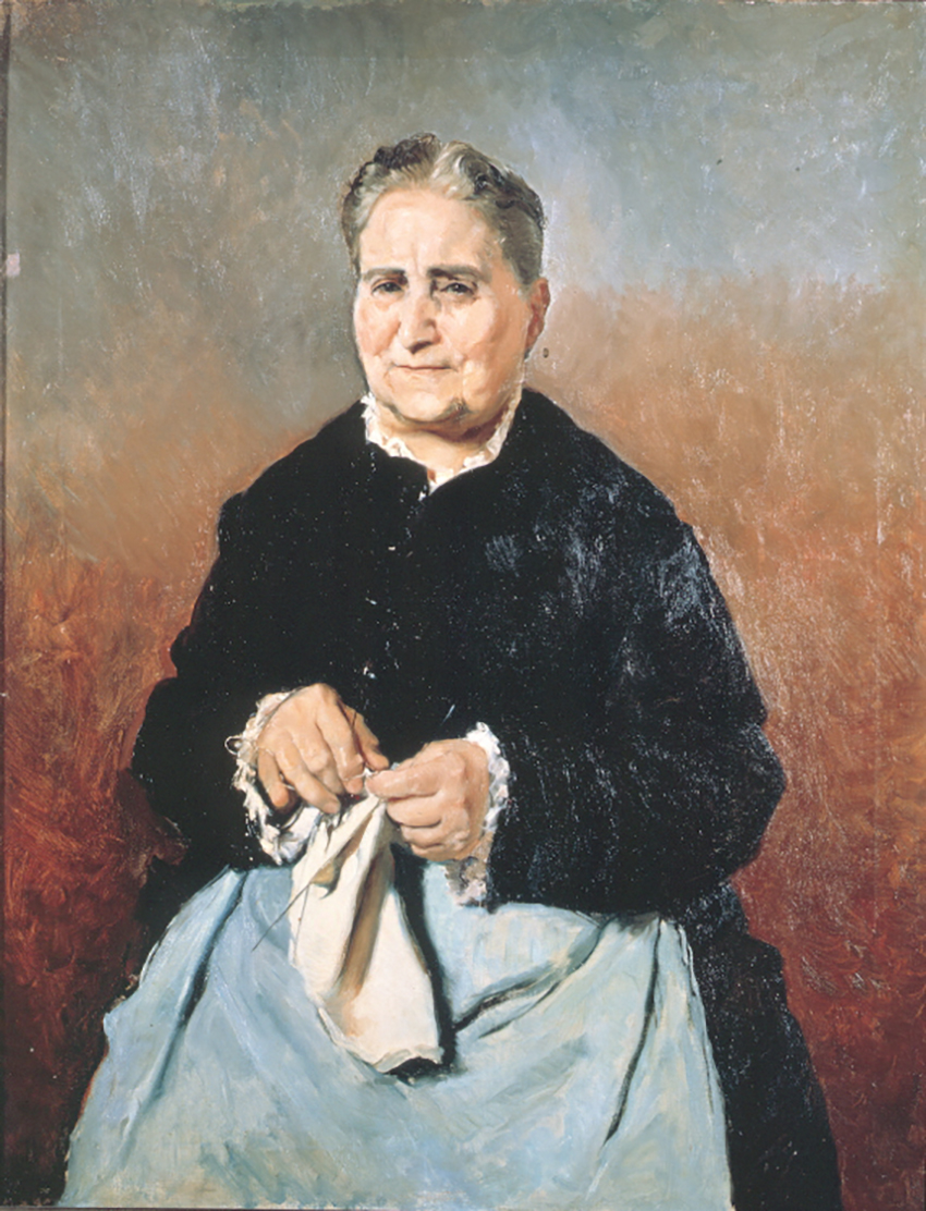 Retrato de doña Concha Francés y Sempere, madre del autor, de Emilio Sala Francés