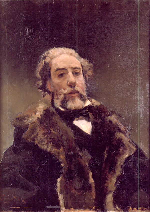Retrato del pintor José Jiménez Aranda de Emilio Sala Francés