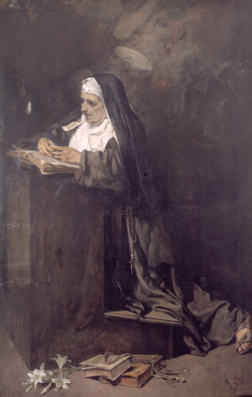 Santa Clara (1879) de Francisco Domingo Marqués.
