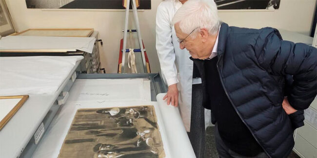 L’artista valencià Rafa Armengol es retroba amb les seues primeres obres a la Diputació