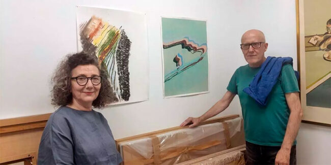 Juan Uslé, Victoria Civera y el arte contemporáneo como otra forma de amor