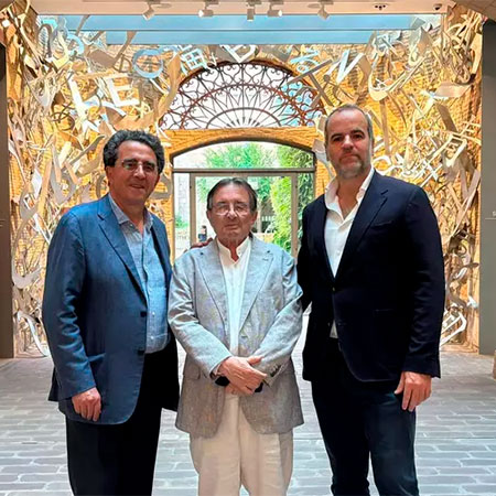 Calatrava visita el Centro de Arte Hortensia Herrero y destaca su ``alto nivel``