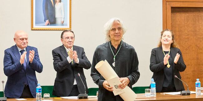 El saxofonista Perico Sambeat, miembro de la Real Academia de Bellas Artes de San Carlos